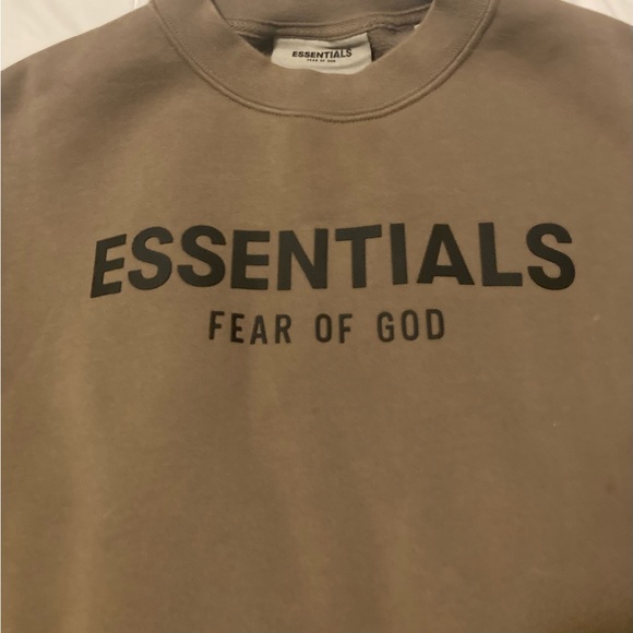 Fear of God Essentials Tan Sweatshirt - Picture 2 of 6